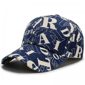Noi scrisoare pălării cu 6 panouri Snapback Sports Caps Baseball Botton Palate pentru bărbați pentru femei